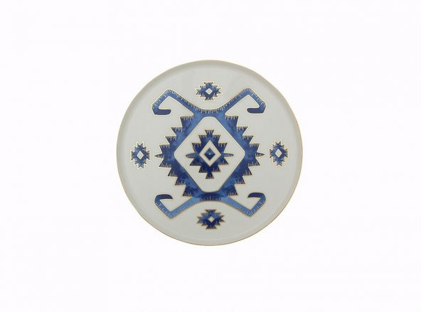 Porland Arabesque Desen Düz Tabak 18cm ürün görseli 1