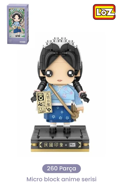 Loz Micro Anime Serisi 1556 Modeli 260 Parça Dekoratif Oyuncak Yapım Seti Yapı Blok ürün görseli 1