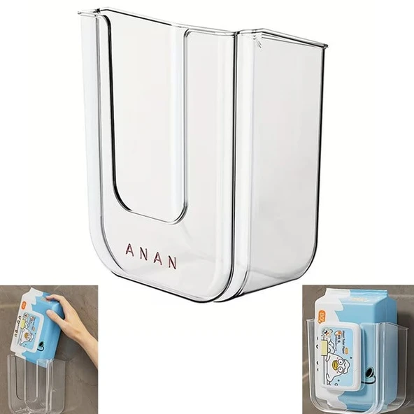 Sunup SN-26821 Duvar Tipi Banyo Islak Mendil Tutucu Raf ürün görseli 1
