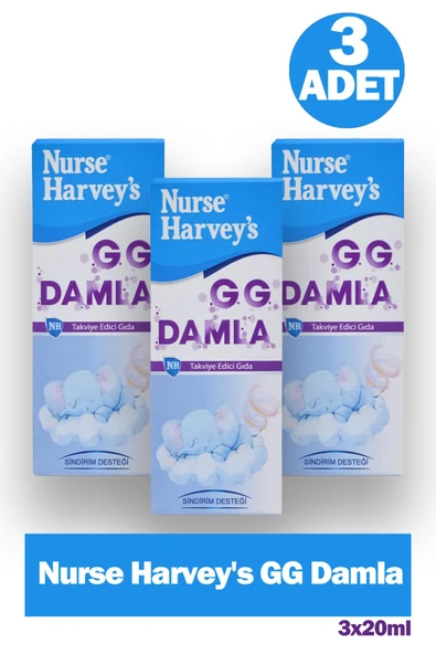 Nurse Harvey's GG Damla 20 ml 3 Adet ürün görseli 1