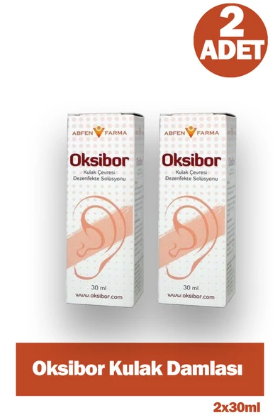 Abfen Farma Oksibor Kulak Damlası 30 ml 2 Adet ürün görseli 1