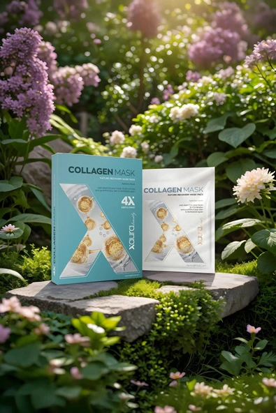 Xaura Global Collagen Mask 4'lü Paket - Resim 5