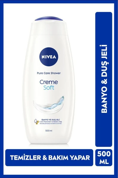 Nivea Creme Soft Duş Jeli 500 ml ürün görseli 1