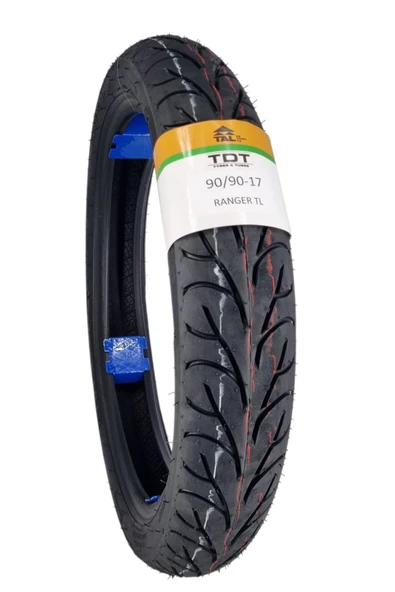 TDT TYRES 90/90-17 TL (TUBELESS - DUBLEKS) Motosiklet Lastiği Ranger ürün görseli 1