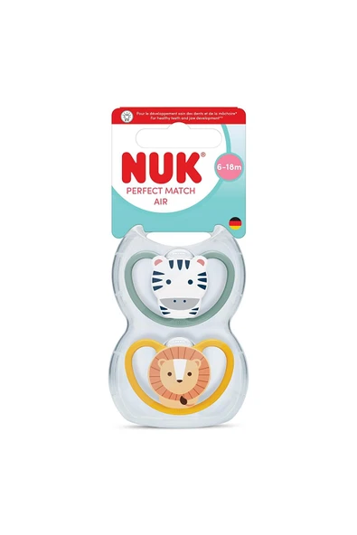 Nuk Perfect Match Air 6-18 Ay Silikon Emzik ürün görseli 1