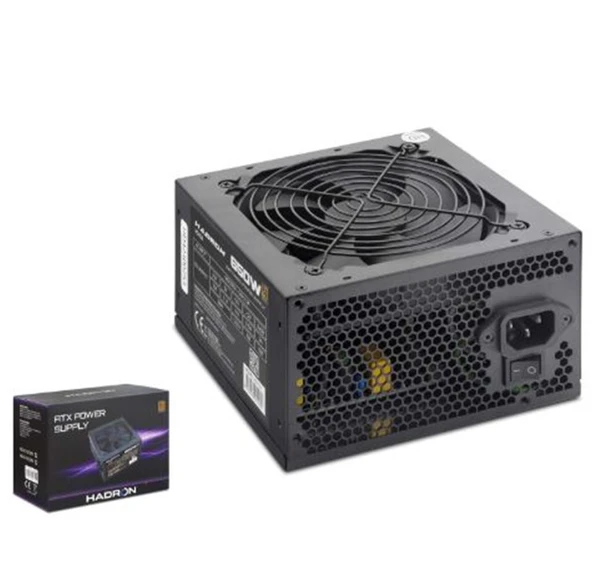 HADRON HD424 PC Power Supply Güç Kaynağı 650W 12 cm Fan ATX 80 Plus Siyah ürün görseli 1
