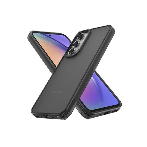 Samsung Galaxy A04s Kılıf Elegant Kapak - Siyah ürün görseli 1