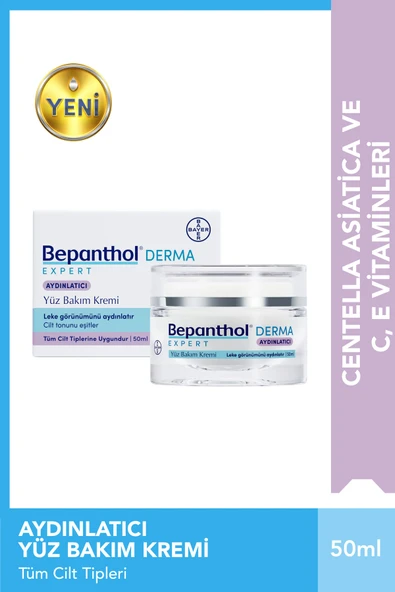 Bepanthol Derma Expert Aydınlatıcı Yüz Bakım Kremi 50 ml ürün görseli 1