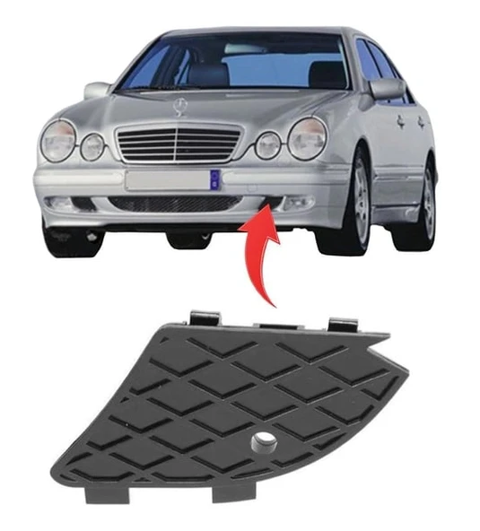 Mercedes W210 Tampon Izgarası Ön Sol 2000-2002 2108850153 ürün görseli 1