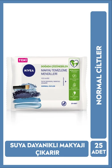 Nivea Makyaj Temizleme Mendili 3in1 Normal Ciltler 25 Yaprak ürün görseli 1