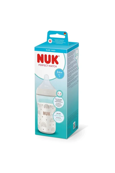 Nuk Perfect Match Cam Biberon 230ml Beyaz Unisex ürün görseli 1