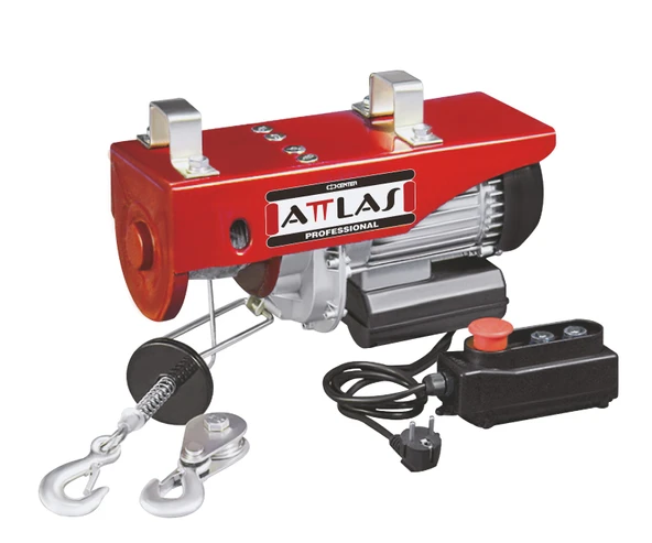 Attlas ATEV 800 Elektrikli Halatlı Vinç Bakır Sargı 400-800 kg 1300 W -  A1202002 ürün görseli 1