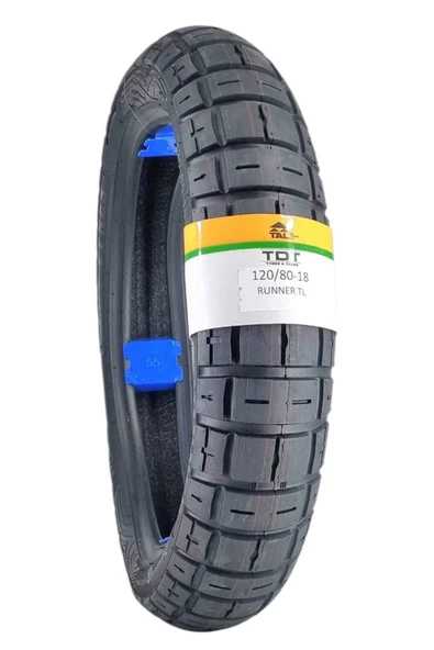 TDT TYRES 120/80-18 TL Dubleks Motosiklet Lastiği Runner ürün görseli 1