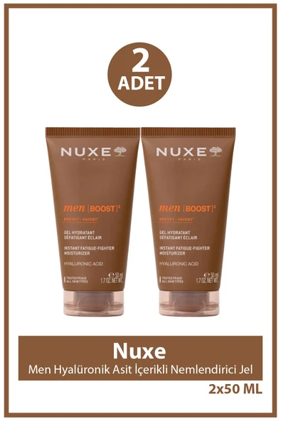 Nuxe Men Hyalüronik Asit İçerikli Nemlendirici Jel 50 ml 2 Adet ürün görseli 1
