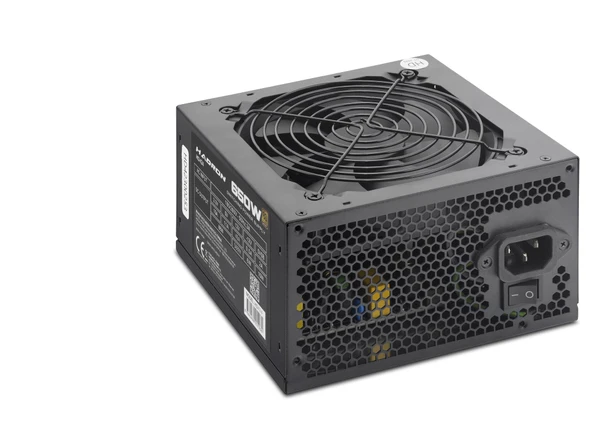 Pc Power Supply Güç Kaynağı 650W 12 Cm Fan Atx 80 Plus Siyah HD424 ürün görseli 1