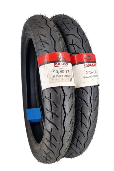 TDT TYRES 90/90-17 ve 275-17 (TUBELESS - DUBLEKS) Blaster Magic Lastik Takımı ürün görseli 1