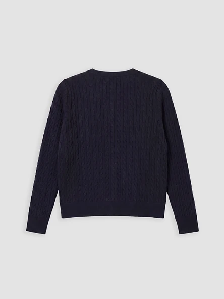 LCW Modest Lacivert Hırka - Resim 6