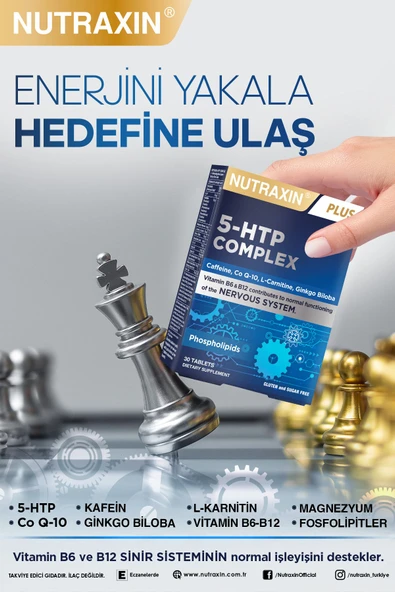 Nutraxin 5-Htp Complex 30 Tablet - Resim 2