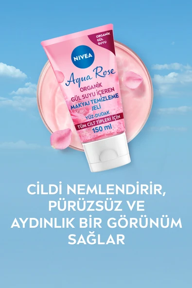 Nivea Micellar Makyaj Temizleme Jeli Güllü 150 ml - Resim 4