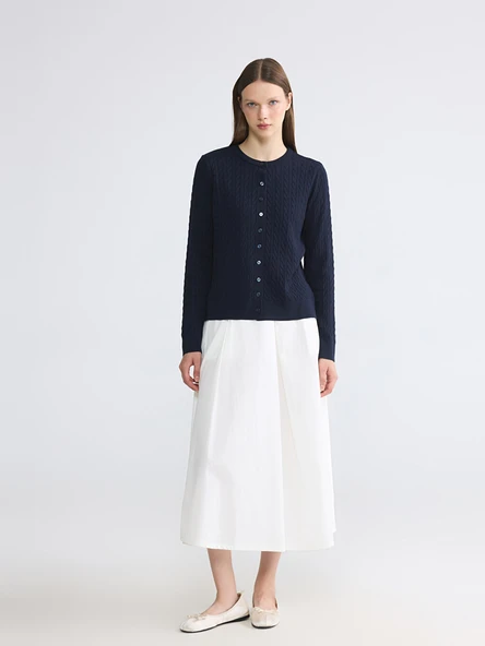 LCW Modest Lacivert Hırka - Resim 2