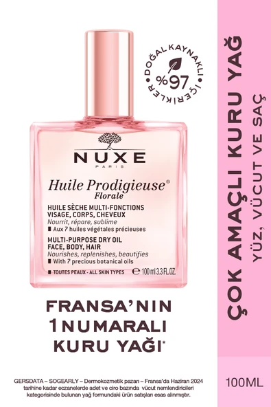 Nuxe Huile Prodigieuse Florale Çok Amaçlı Kuru Yağ 100 ml ürün görseli 1