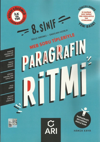 ARI 8.SINIF PARAGRAFIN RİTMİ ürün görseli 1
