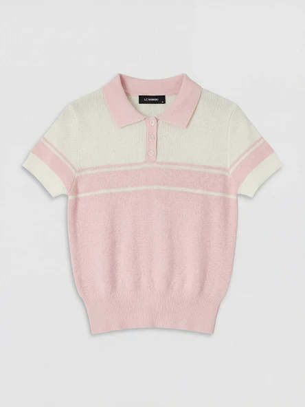 LCW Modest Pembe Hırka - Resim 5