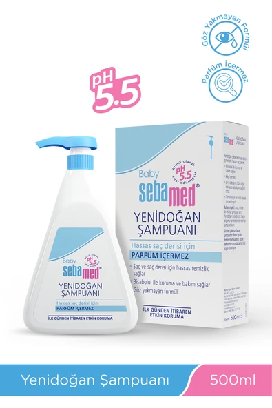 SEBAMED YENİDOĞAN ŞAMPUAN 500 ML ürün görseli 1