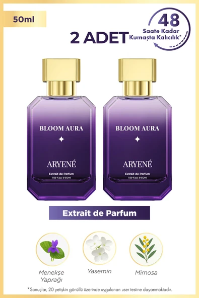 Aryene Bloom Aura Debut Kadın Parfüm 50 ml 2 Adet ürün görseli 1