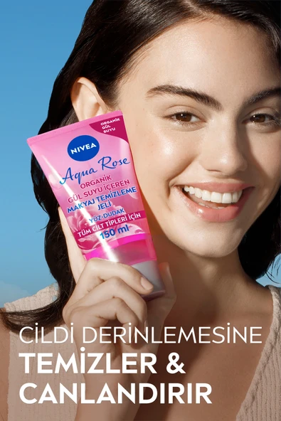 Nivea Micellar Makyaj Temizleme Jeli Güllü 150 ml - Resim 3
