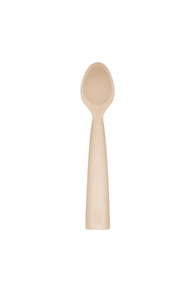 OiOi Bubble Beige Silikon Mama Kaşığı ürün görseli 1