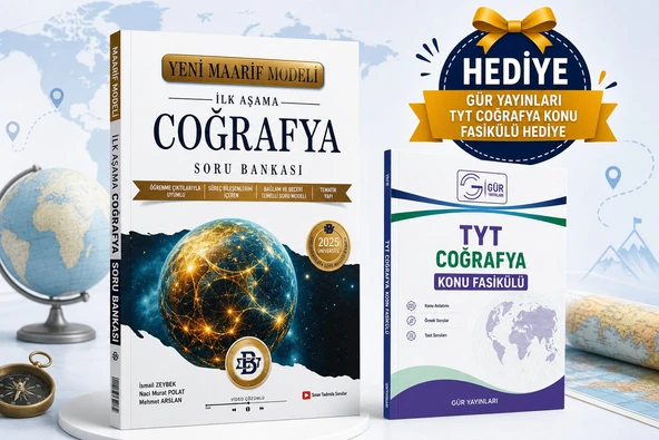 BİLGİ SARMAL 2028 MAARİF COĞRAFYA İLK AŞAMA SORU BANKASI-GÜR YAYINLARI TYT COĞRAFYA KONU FASİKÜLÜ HEDİYE!! ürün görseli 1