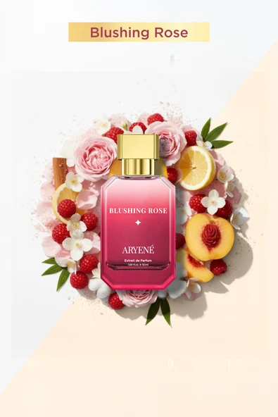 Aryene Blushing Rose Debut Kadın Parfüm 50 ml - Resim 6