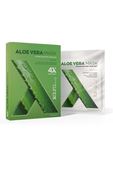 Xaura Global Aloe Vera Mask 4'lü Paket ürün görseli 1