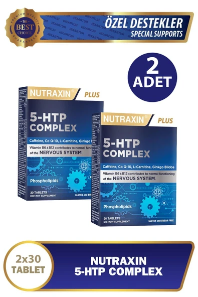 Nutraxin 5-Htp Complex 30 Tablet 2 Adet ürün görseli 1