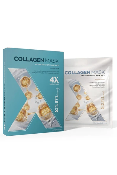 Xaura Global Collagen Mask 4'lü Paket ürün görseli 1