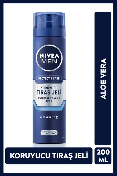 Nivea Tıraş Jeli Men Protect Care Tahriş Önleyici 200 ml ürün görseli 1