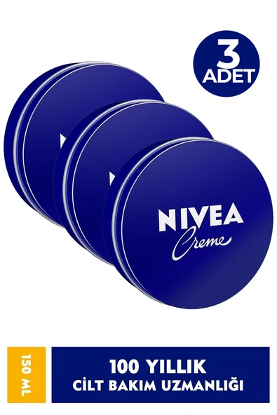 Nivea Teneke Krem 150 ml 3 Adet ürün görseli 1
