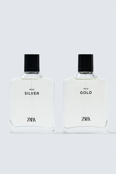 ZARA SILVER MAN GOLD EAU DE TOILETTE 100 ML + 100 ML (3,38 FL. OZ) ürün görseli 1