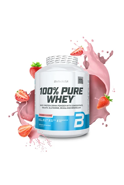 Biotech Usa 100% Pure Whey Çilek 2270 gr ürün görseli 1