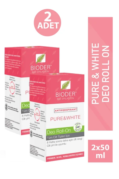 Bioder Roll On Deodorant 50 ml 2 Adet ürün görseli 1