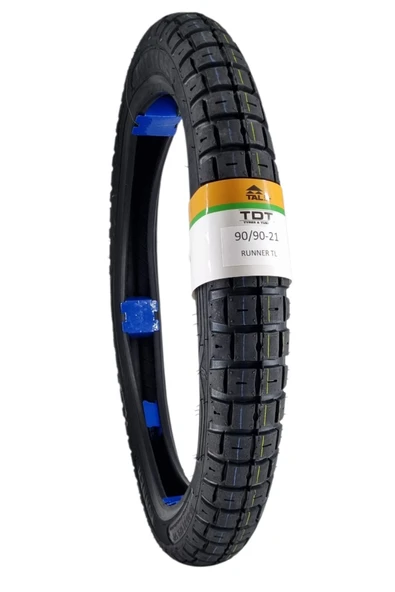 TDT TYRES 90/90-21 TL (TUBELESS - DUBLEKS) Motosiklet Lastiği Runner ürün görseli 1