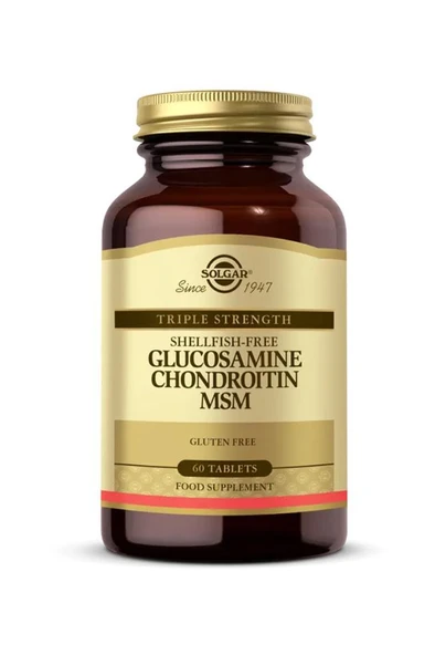 Solgar Glucosamine Chondroitin Msm 60 Tablet ürün görseli 1