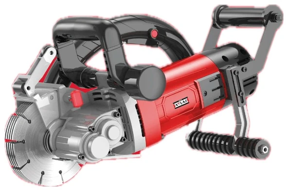 Attlas ATR2600D Profesyonel Kanal Açma Makinesi 5 Bıçaklı Sulu Sistem 2600 W - A0106077 ürün görseli 1