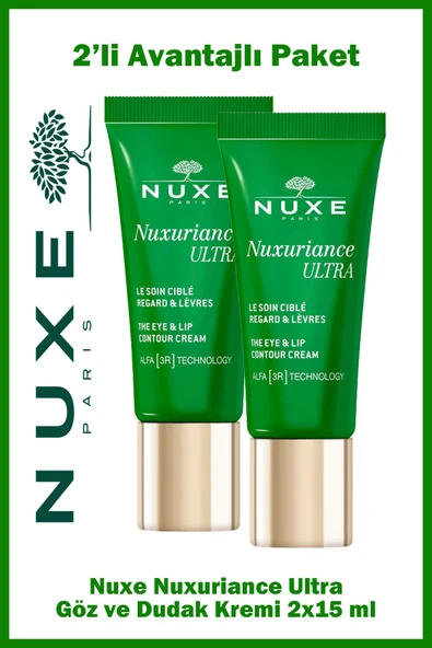 Nuxe Nuxuriance Ultra Göz ve Dudak Kremi 15 ml 2 Adet ürün görseli 1