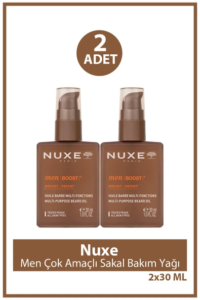 Nuxe Men Çok Amaçlı Sakal Bakım Yağı 30 ml 2 Adet ürün görseli 1