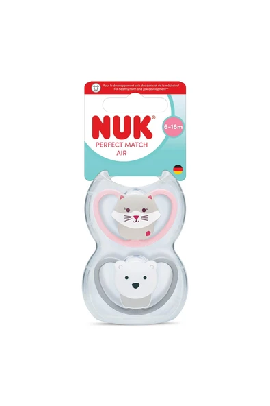 Nuk Perfect Match Air 6-18 Ay Silikon Emzik ürün görseli 1
