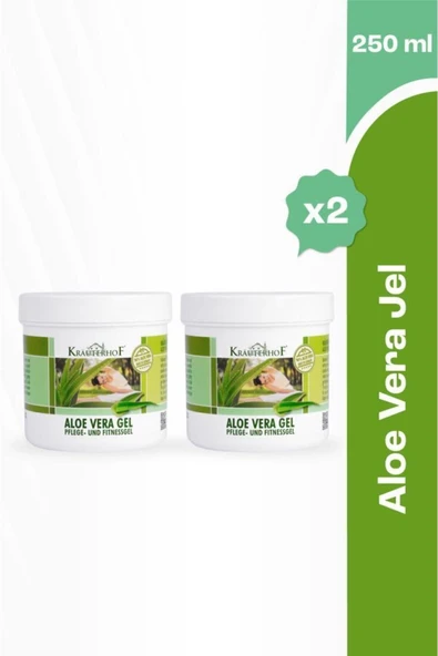 Krauterhof Aloe Vera Vücut Bakım Jeli 250 ml 2 Adet ürün görseli 1