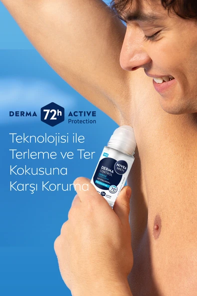 Nivea Men Derma Control Defend Roll-On Deodorant 50 ml - Resim 3
