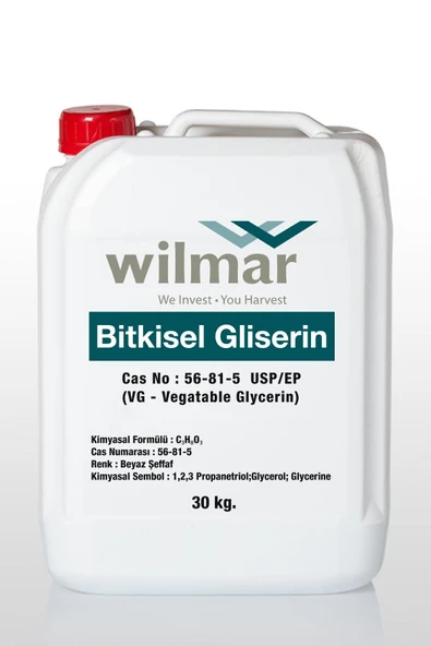 Cosmofis Wilmar Bitkisel Gliserin(vg) 30 Kg. ürün görseli 1